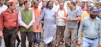 Himachal Dharamshala cm virbhadra singh targets on GS Bali 