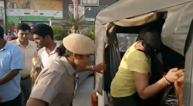 police raid at spa centre in bhiwadi and neemrana