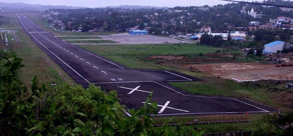 port airport administration cancelled all flights after a crack came in its runway