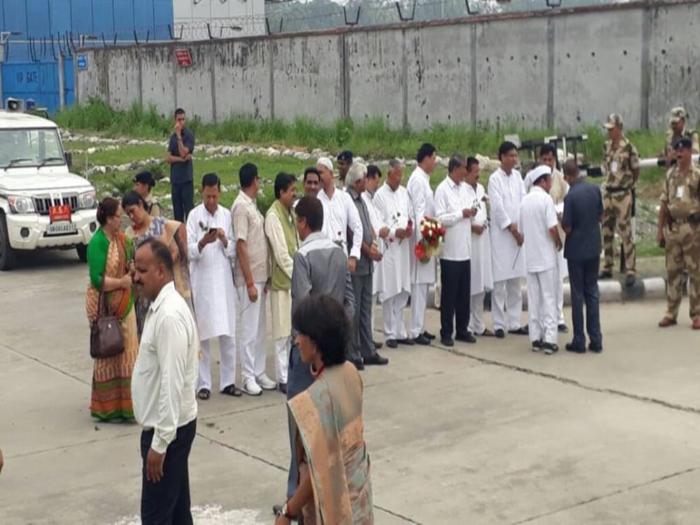Congress Vice President Rahul Gandhi reached in dehradun