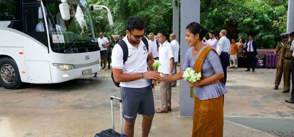 team india stylish entry in dambulla
