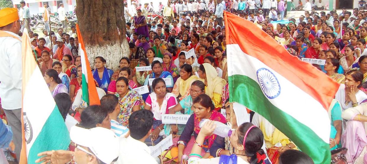 Education students did the same day before Satyagraha movement