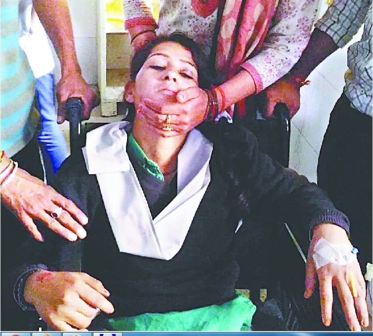 Jeep tires on schoolgirl, Haldwani referee