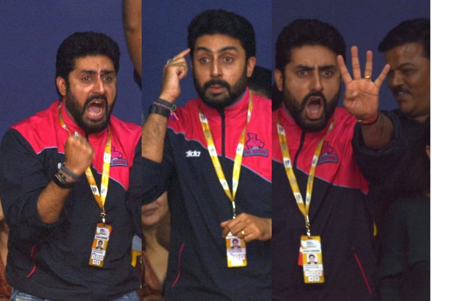 abhishek bachchan in Lucknow.