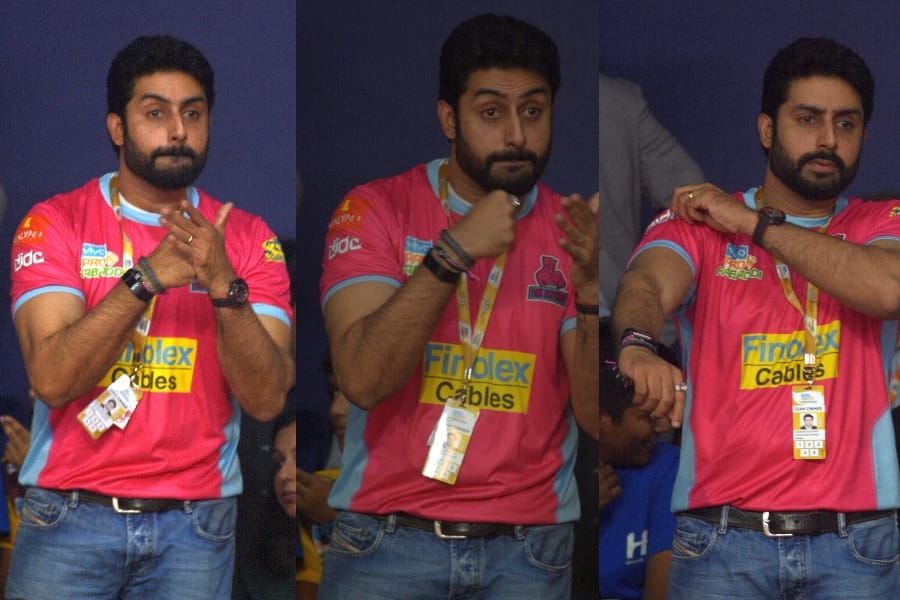abhishek bachchan in Lucknow.