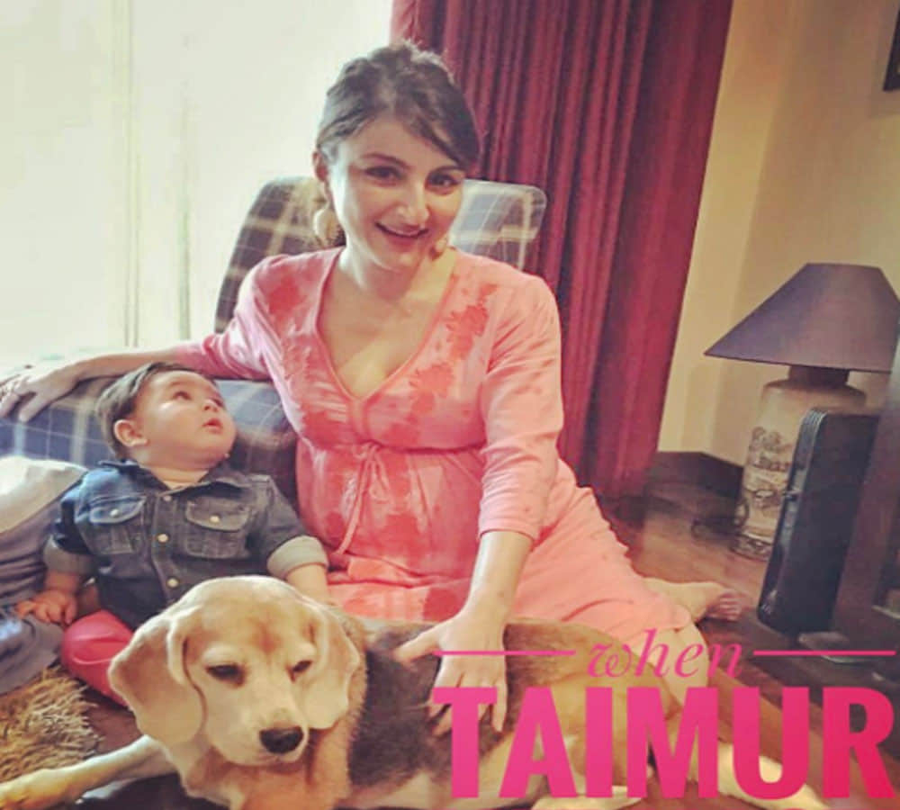 Soha Ali Khan Enjoys Her Baby Shower With Nephew Taimur Ali Khan Kareena Kapoor Karisma Kapoor