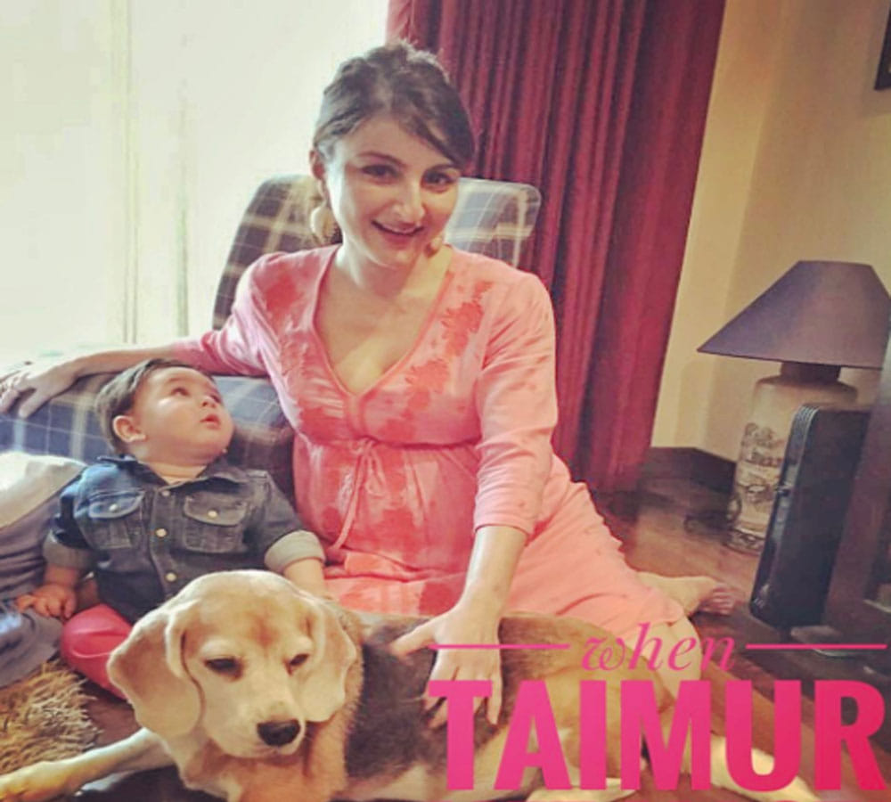 Soha Ali Khan Enjoys Her Baby Shower With Nephew Taimur Ali Khan Kareena Kapoor Karisma Kapoor