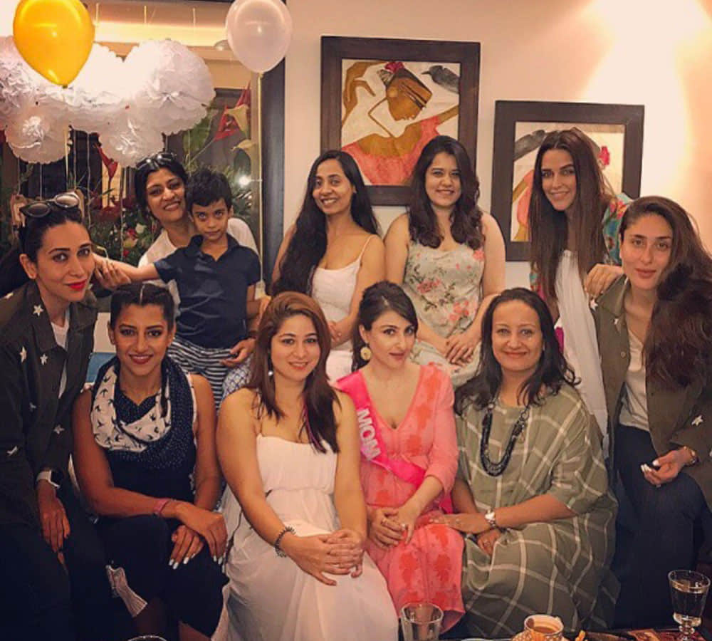 Soha Ali Khan Enjoys Her Baby Shower With Nephew Taimur Ali Khan Kareena Kapoor Karisma Kapoor