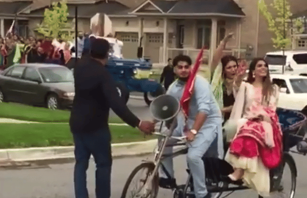 Canada: When NRI groom makes a ‘desi’ entry on a tractor