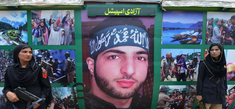 Red Alert in Kashmir on Burhan wani death anniversary Internet services suspended
