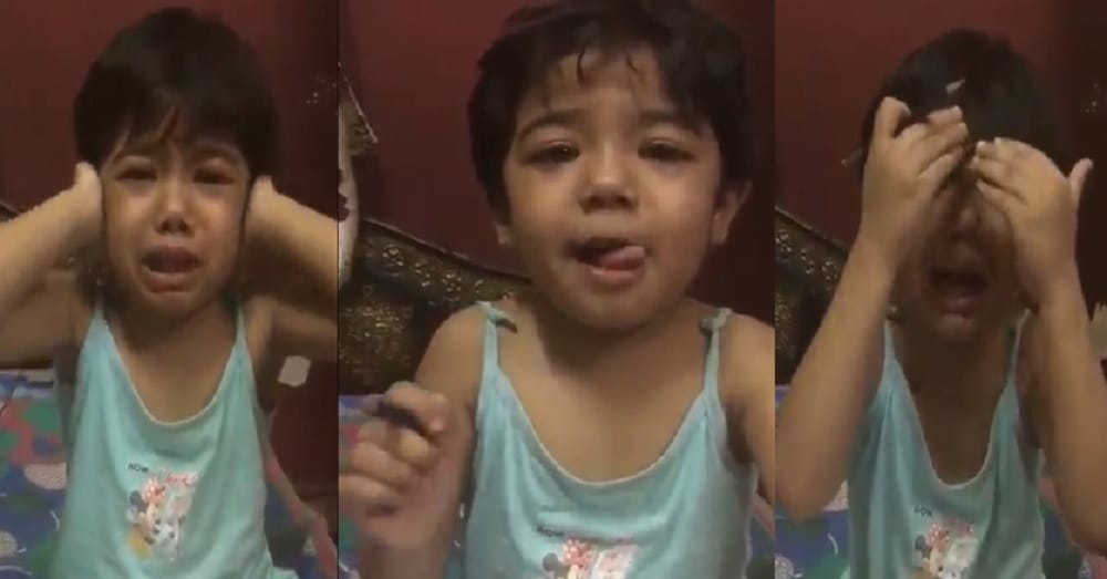 Watch funny video of child doing homework while mother is scolding him tweeted by Shikhar Dhawan