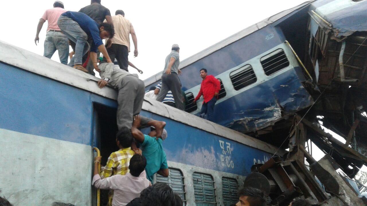 मुजफ्फरनगर ट्रेन हादसा 