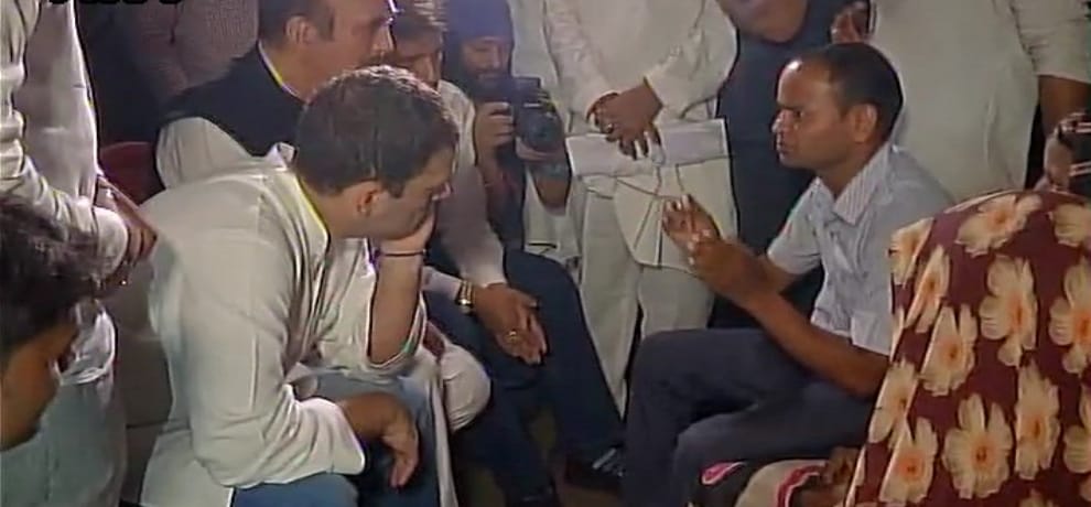 rahul gandhi reached gorakhpur, meets families of children who died at BRD Medical College