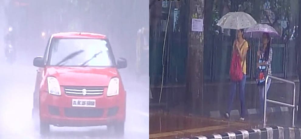 rainfall on saturday morning brings mercury down
