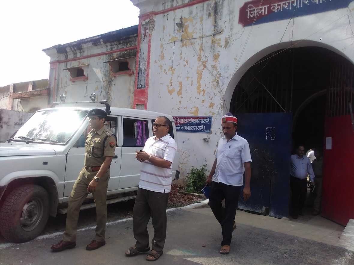 ballia district jail prisoner hunger strike going on second day