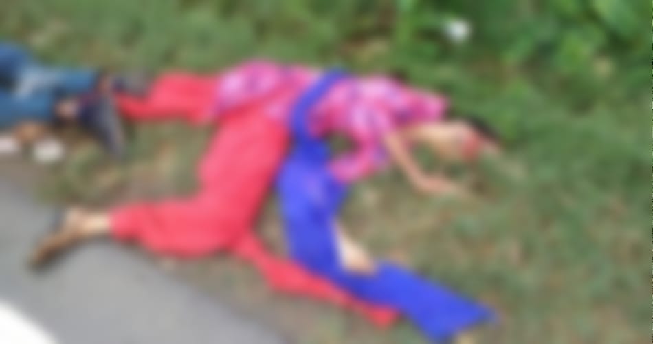 batala bus and bike collision, three people killed
