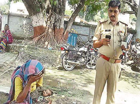 25 days of child death in stone pelting