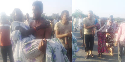 tractor trolly accident at hardoi