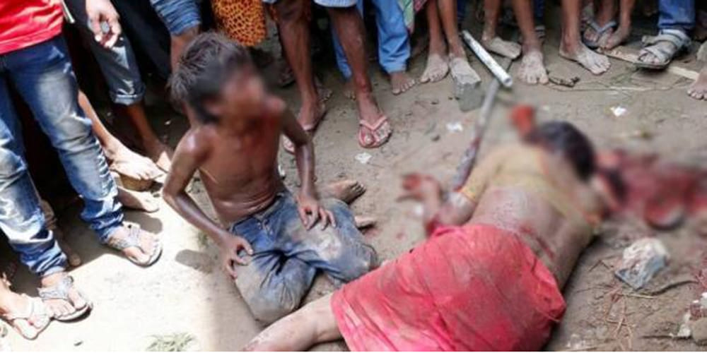 mob lynching of a woman over allegation of hair chopping