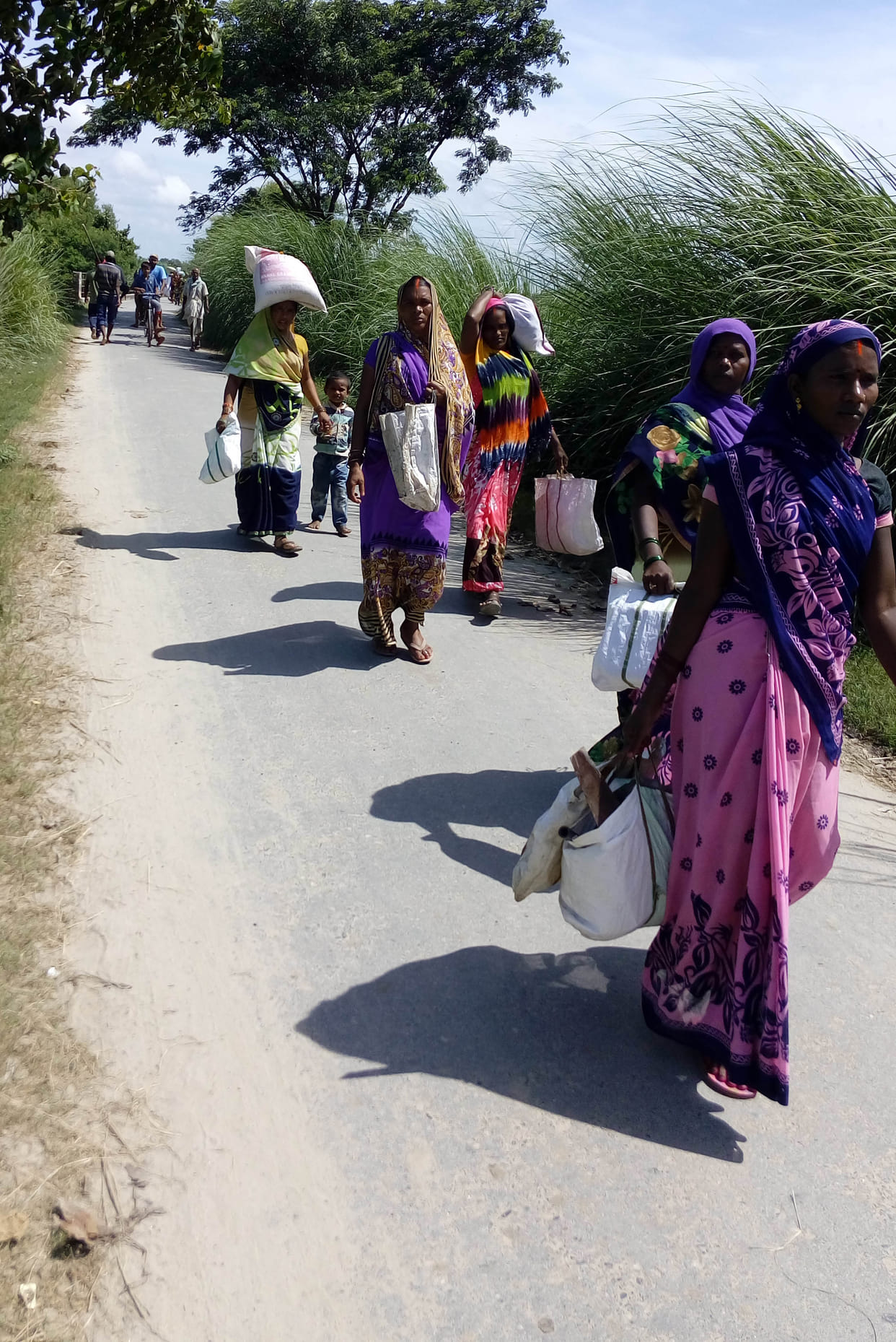 Migration of people due to flood