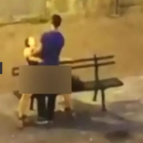 girl sex with boyfriend in public palace