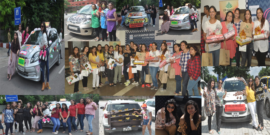 JCI Kanpur Industrial Organized Women Car Rally