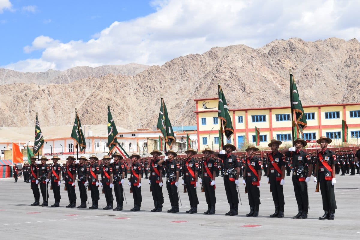 Pics: president ramnath kovind first time visit in leh presented Presidents Colours to Ladakh Scouts