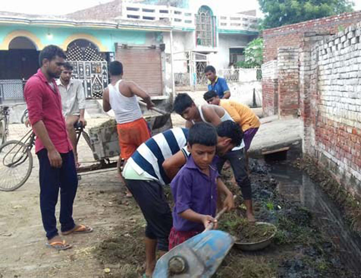 नवीपुर में युवा व बुजुर्ग ग्रामीण मनाएंगे स्वच्छता महोत्सव