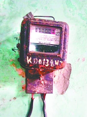 mechanical electric metre not changed 