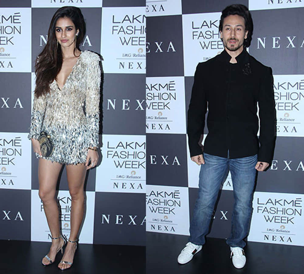 Tiger Shroff saves girlfriend Disha Patani from an embarrassing moment at lakme fashion week 17