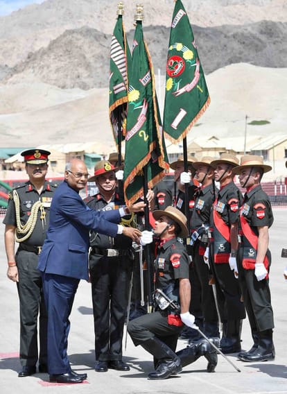 president kovind dedicated first visit to the armed forces