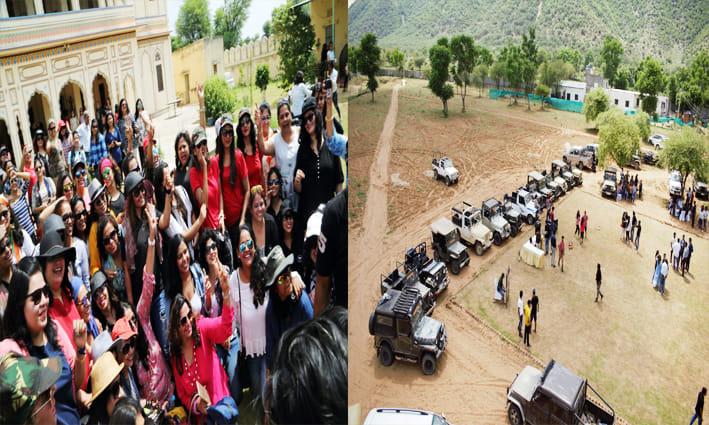 Road adventure ride organize in jaipur by a club