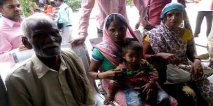 hit by a truck during going to pure bath in ganga river