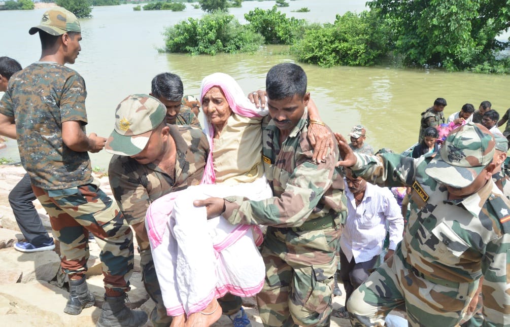Flood by Rapti in Gorakhpur