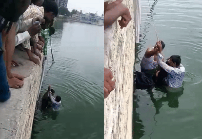 Constable saved the life of the coaching student