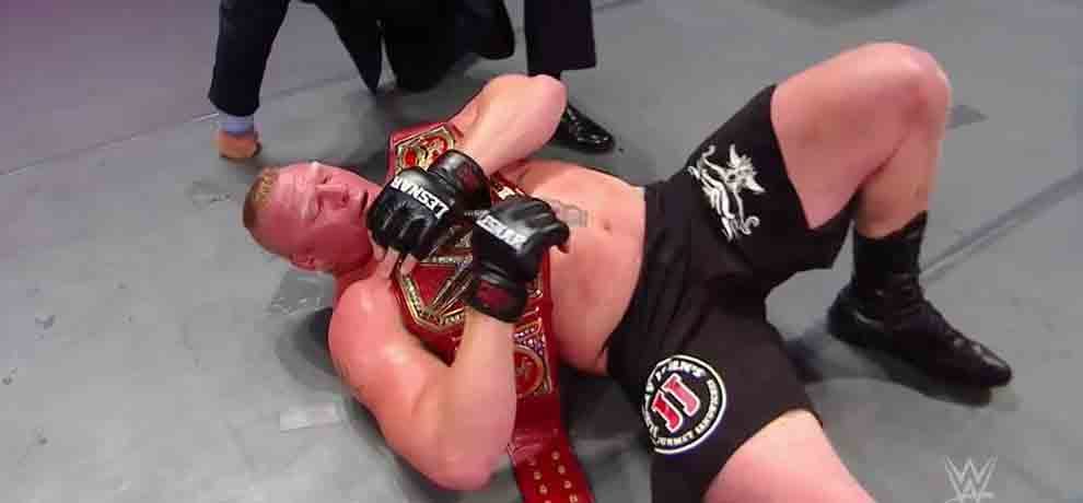 brock lesnar creates history to headline four summerslam pay per view events