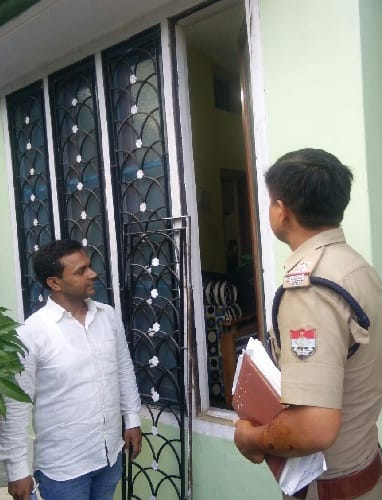 Thieves discovered the house