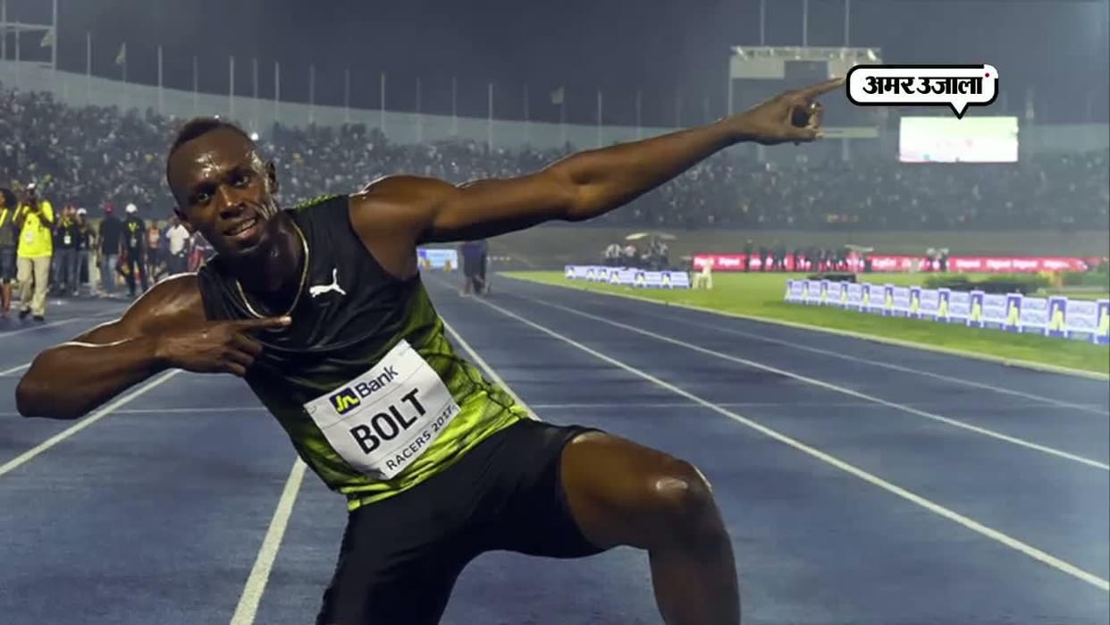 Usain Bolt takes to track to open Tokyo national stadium
