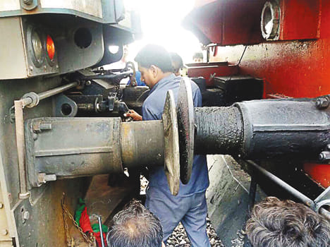 Engine fire, stirred