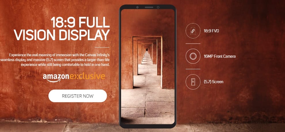 Micromax Canvas Infinity