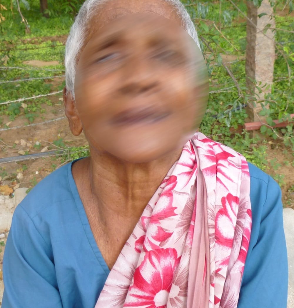 Son left mother on the road