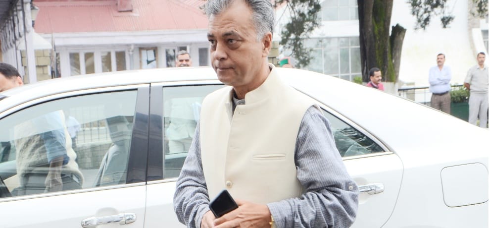 himachal assembly election 5 year report card Panchayati raj minister Anil sharma