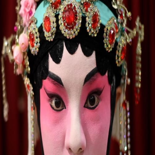 chinese cantonese opers, a traditional theatre found in hong kong and chinas guangdong region  