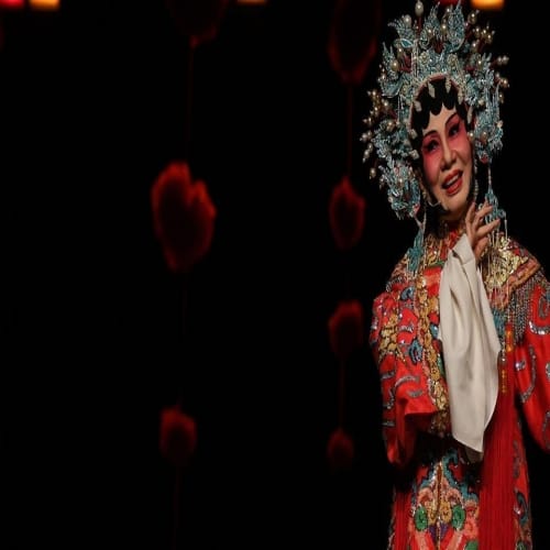 chinese cantonese opers, a traditional theatre found in hong kong and chinas guangdong region  