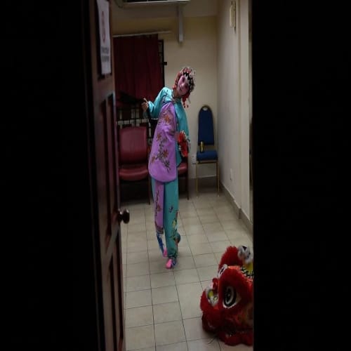 chinese cantonese opers, a traditional theatre found in hong kong and chinas guangdong region  