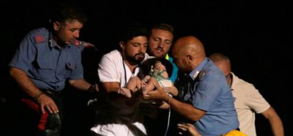 7-month-old baby saved after 15 hours under rubble in Italy earthquake