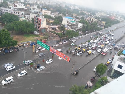 heavy rainfall in jaipur lower down the temperature 