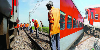 kaifiyat express train derails near auraiya in up 