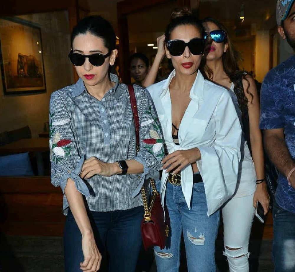Sexy Malaika Arora goes on a LUNCH DATE with Karisma Kapoor and Amruta Arora