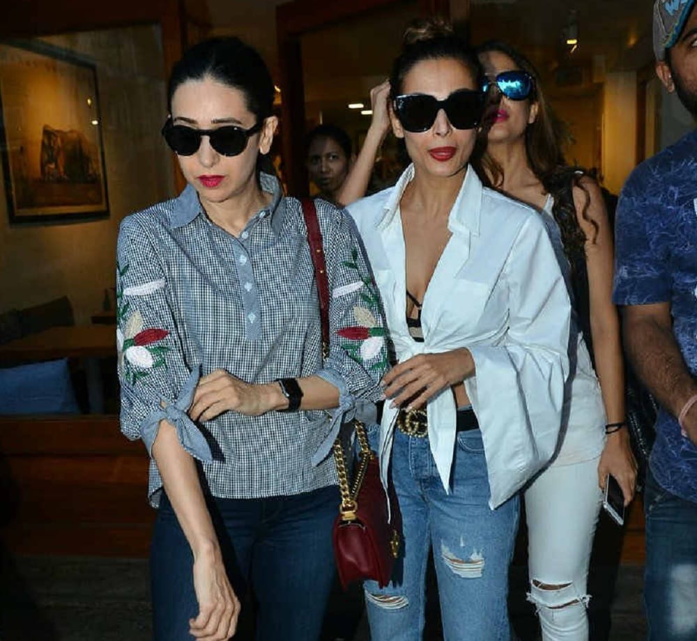 Sexy Malaika Arora goes on a LUNCH DATE with Karisma Kapoor and Amruta Arora